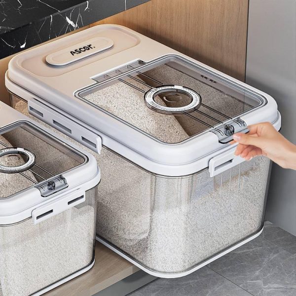 20ltr Acrylic Rice Bucket