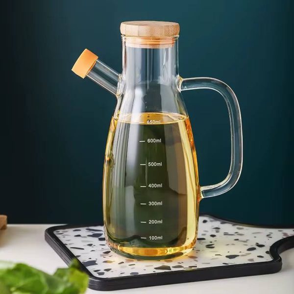 Glass Oil Dispenser Bottle