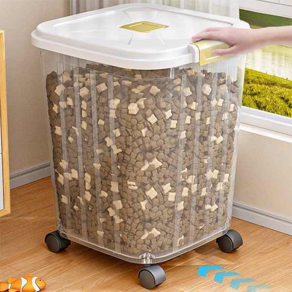 Rolling Rice Storage Bin