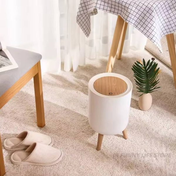 Round Dustbin with Lid