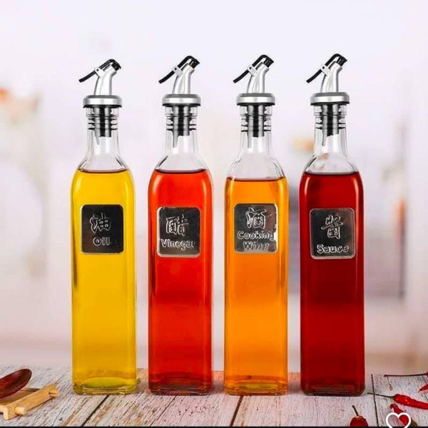 Oil & Vinegar Dispenser Bottles (Set of 4)